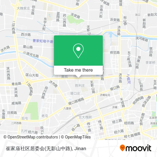 崔家庙社区居委会(无影山中路) map