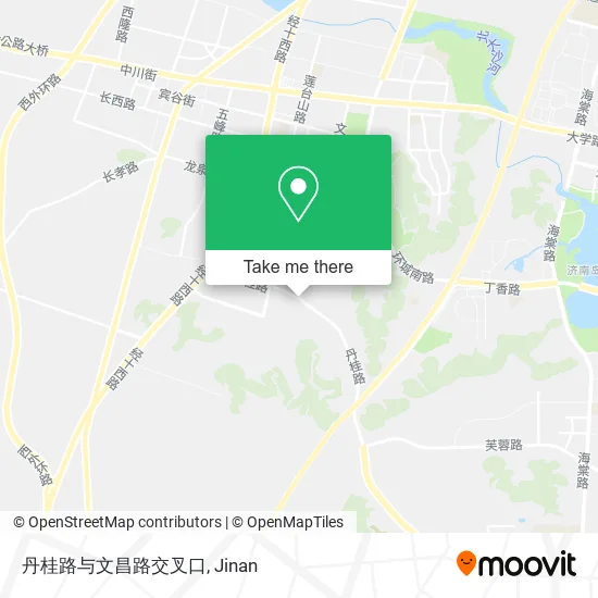 丹桂路与文昌路交叉口 map