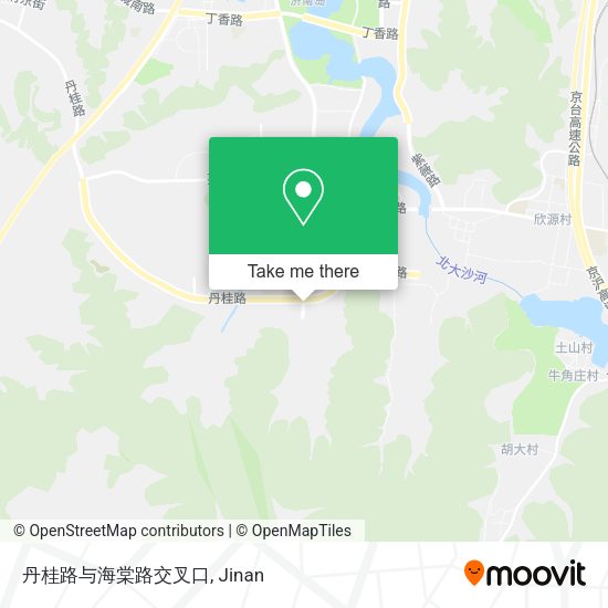 丹桂路与海棠路交叉口 map