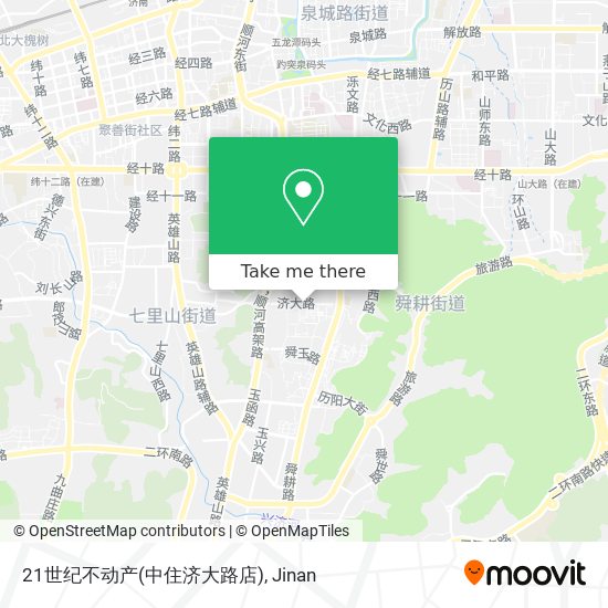 21世纪不动产(中住济大路店) map