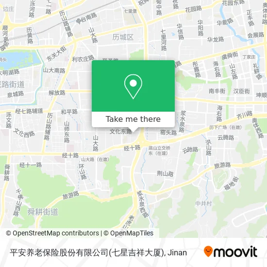 平安养老保险股份有限公司(七星吉祥大厦) map