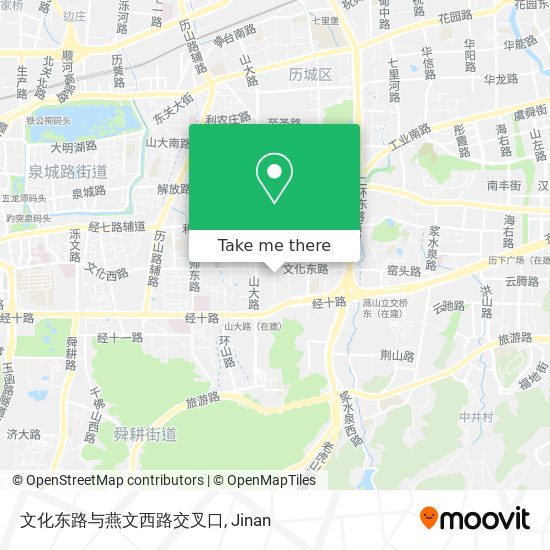 文化东路与燕文西路交叉口 map