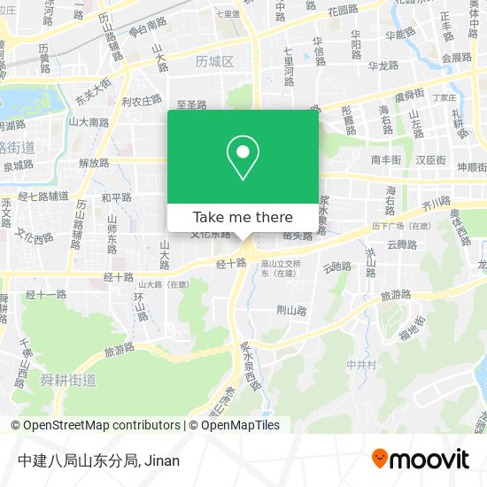 中建八局山东分局 map