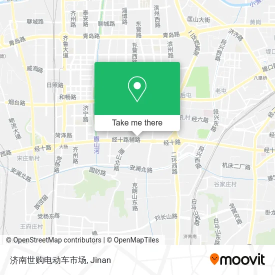 济南世购电动车市场 map