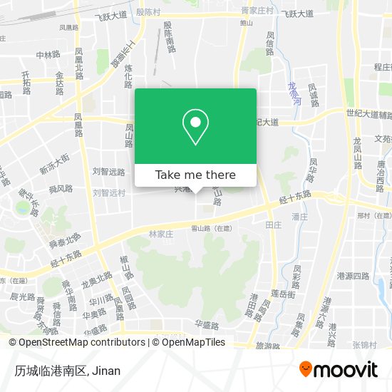 历城临港南区 map
