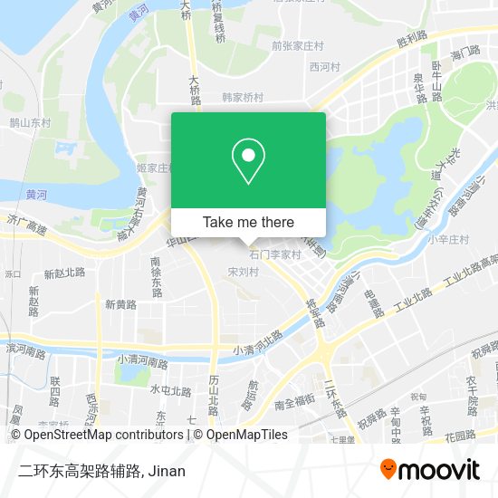 二环东高架路辅路 map