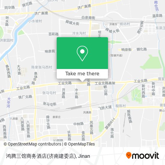 鸿腾三馆商务酒店(济南建委店) map