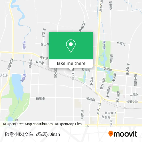 随意小吃(义乌市场店) map