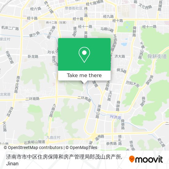 济南市市中区住房保障和房产管理局郎茂山房产所 map