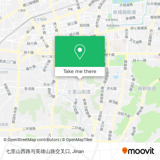 七里山西路与英雄山路交叉口 map