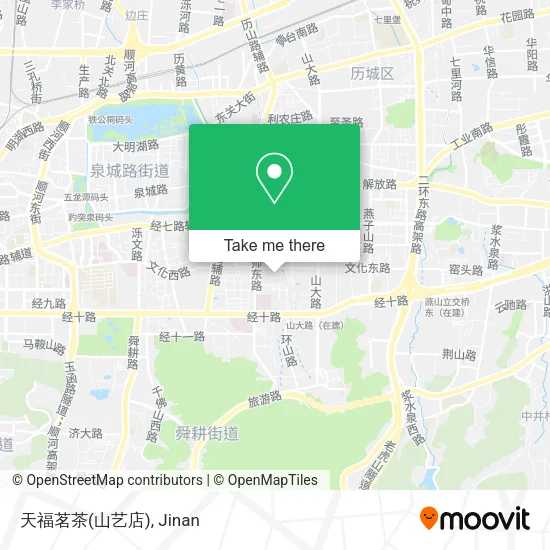 天福茗茶(山艺店) map