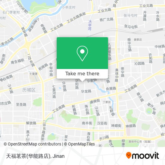 天福茗茶(华能路店) map