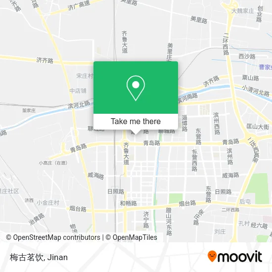 梅古茗饮 map