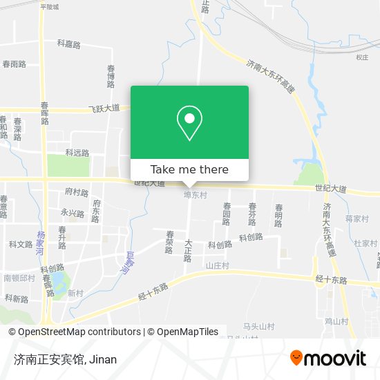 济南正安宾馆 map