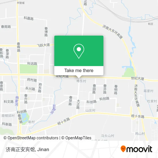 济南正安宾馆 map