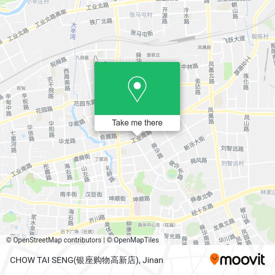 CHOW TAI SENG(银座购物高新店) map