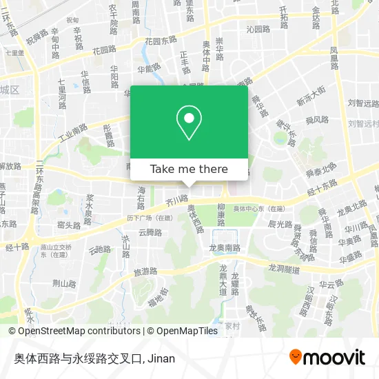 奥体西路与永绥路交叉口 map