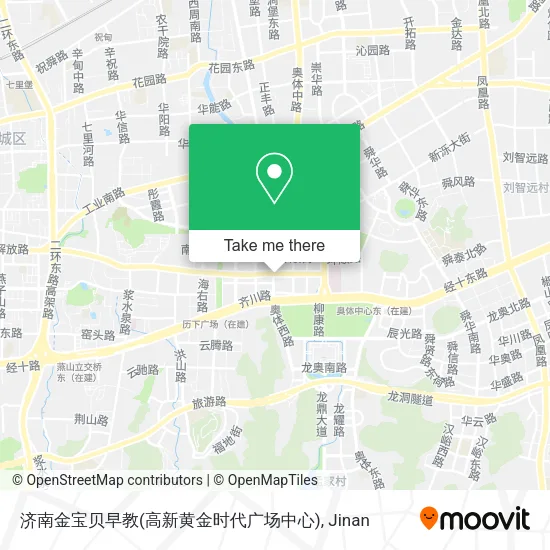 济南金宝贝早教(高新黄金时代广场中心) map