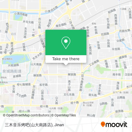 三木音乐烤吧(山大南路店) map