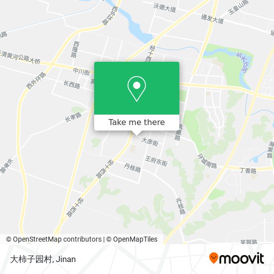 大柿子园村 map