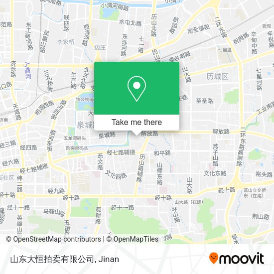山东大恒拍卖有限公司 map