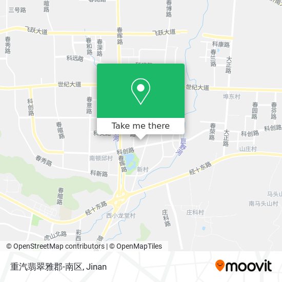 重汽翡翠雅郡-南区 map