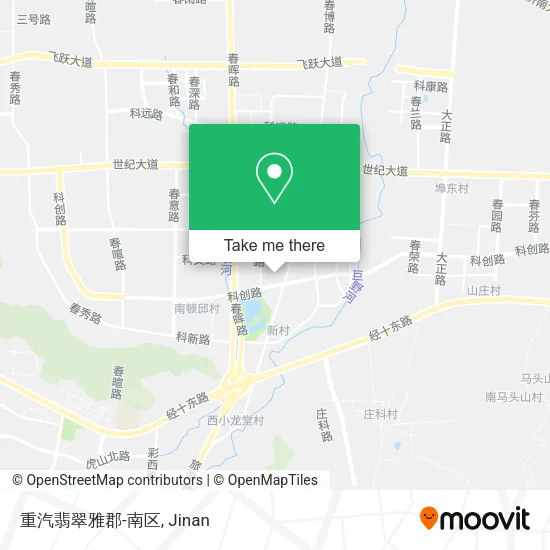 重汽翡翠雅郡-南区 map