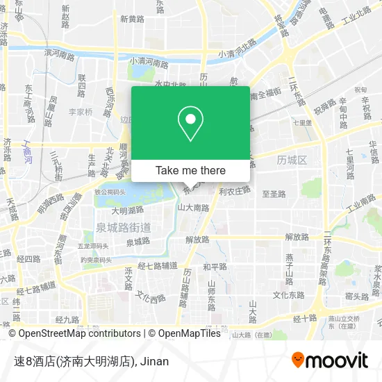 速8酒店(济南大明湖店) map