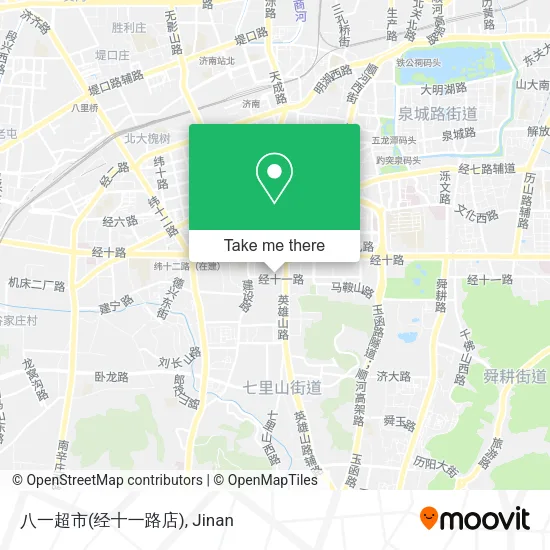 八一超市(经十一路店) map