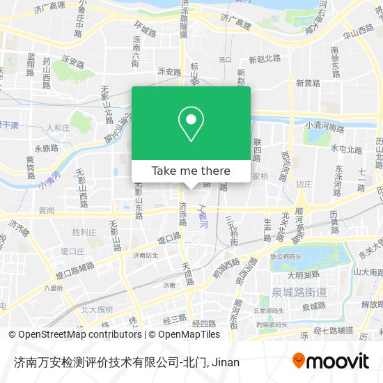 济南万安检测评价技术有限公司-北门 map
