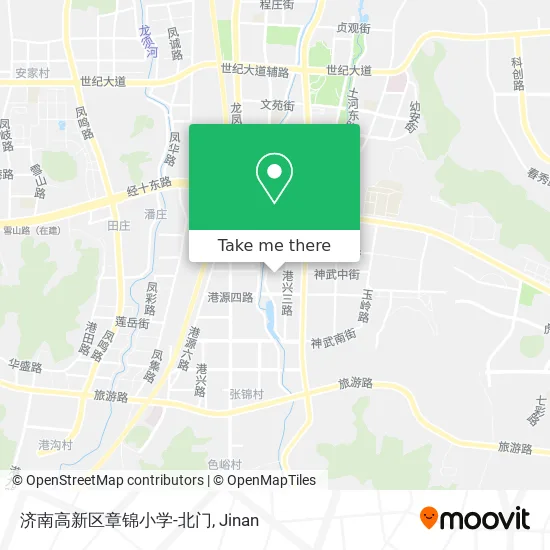济南高新区章锦小学-北门 map