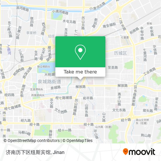 济南历下区纽斯宾馆 map