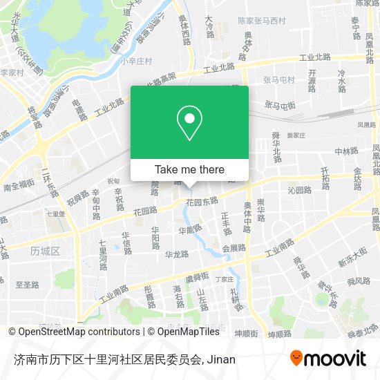济南市历下区十里河社区居民委员会 map