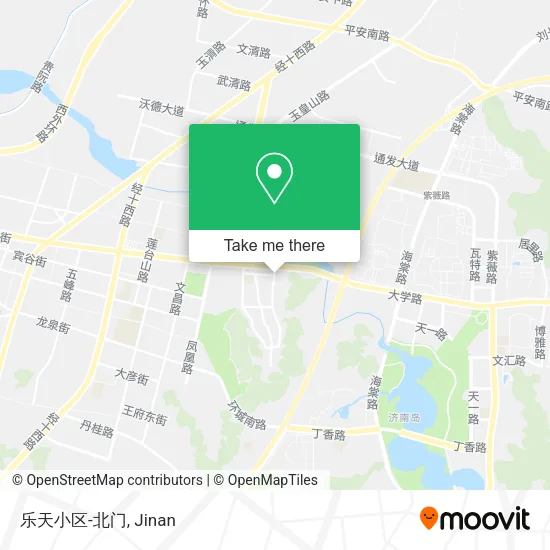 乐天小区-北门 map