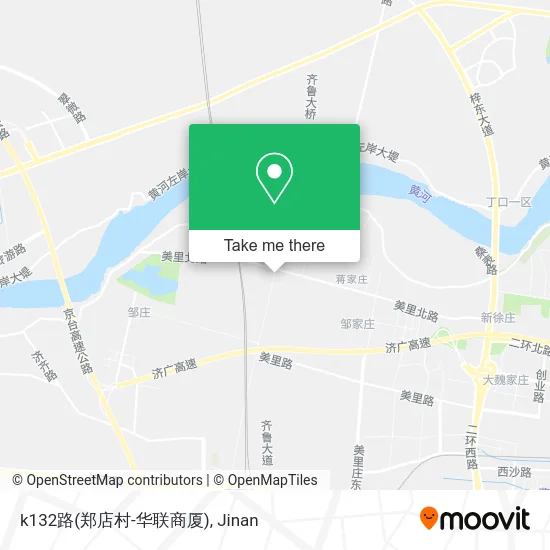 k132路(郑店村-华联商厦) map
