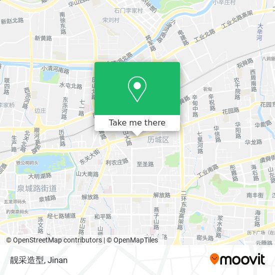靓采造型 map