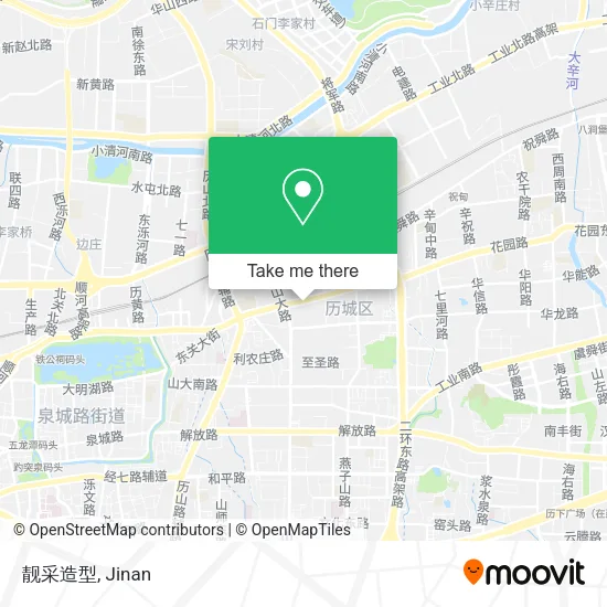 靓采造型 map