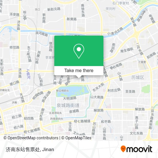 济南东站售票处 map