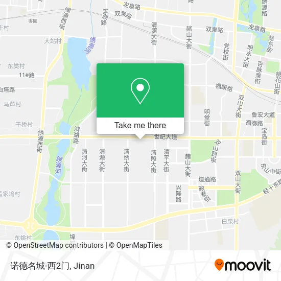 诺德名城-西2门 map