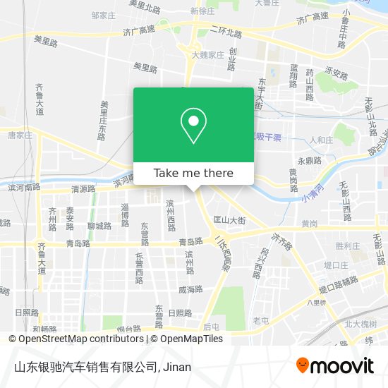 山东银驰汽车销售有限公司 map