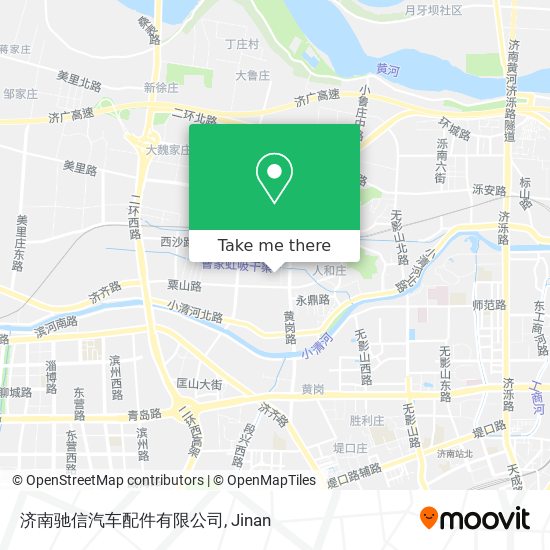 济南驰信汽车配件有限公司 map
