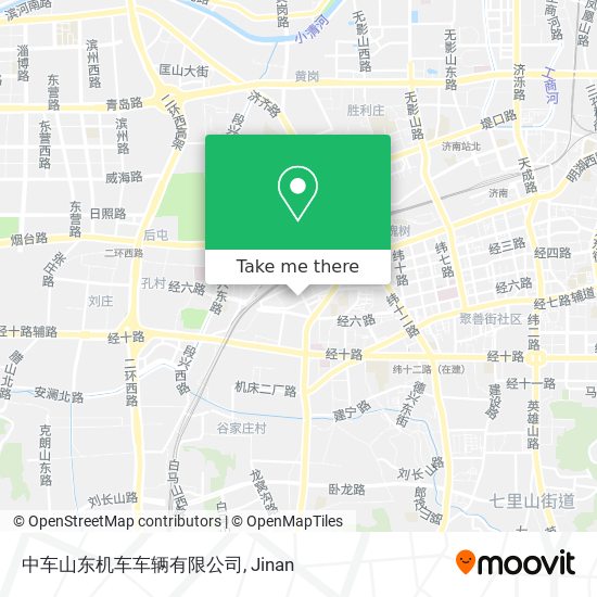 中车山东机车车辆有限公司 map