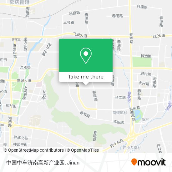 中国中车济南高新产业园 map