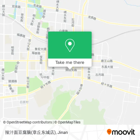 辣汁面豆腐脑(章丘东城店) map