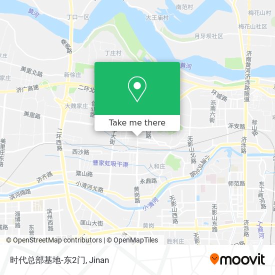 时代总部基地-东2门 map