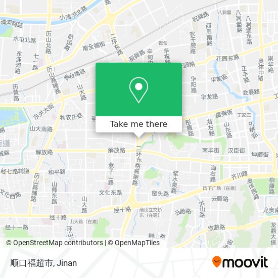 顺口福超市 map