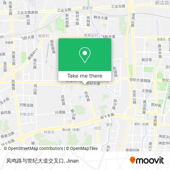 凤鸣路与世纪大道交叉口 map