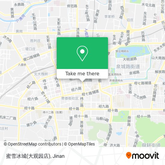 蜜雪冰城(大观园店) map
