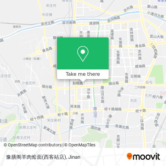 豫膳阁羊肉烩面(西客站店) map