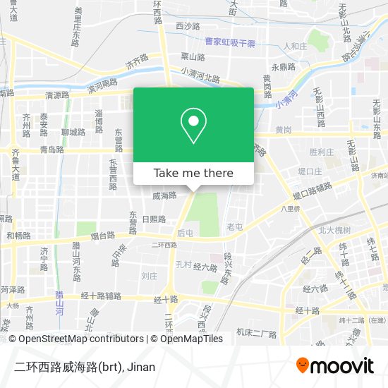 二环西路威海路(brt) map